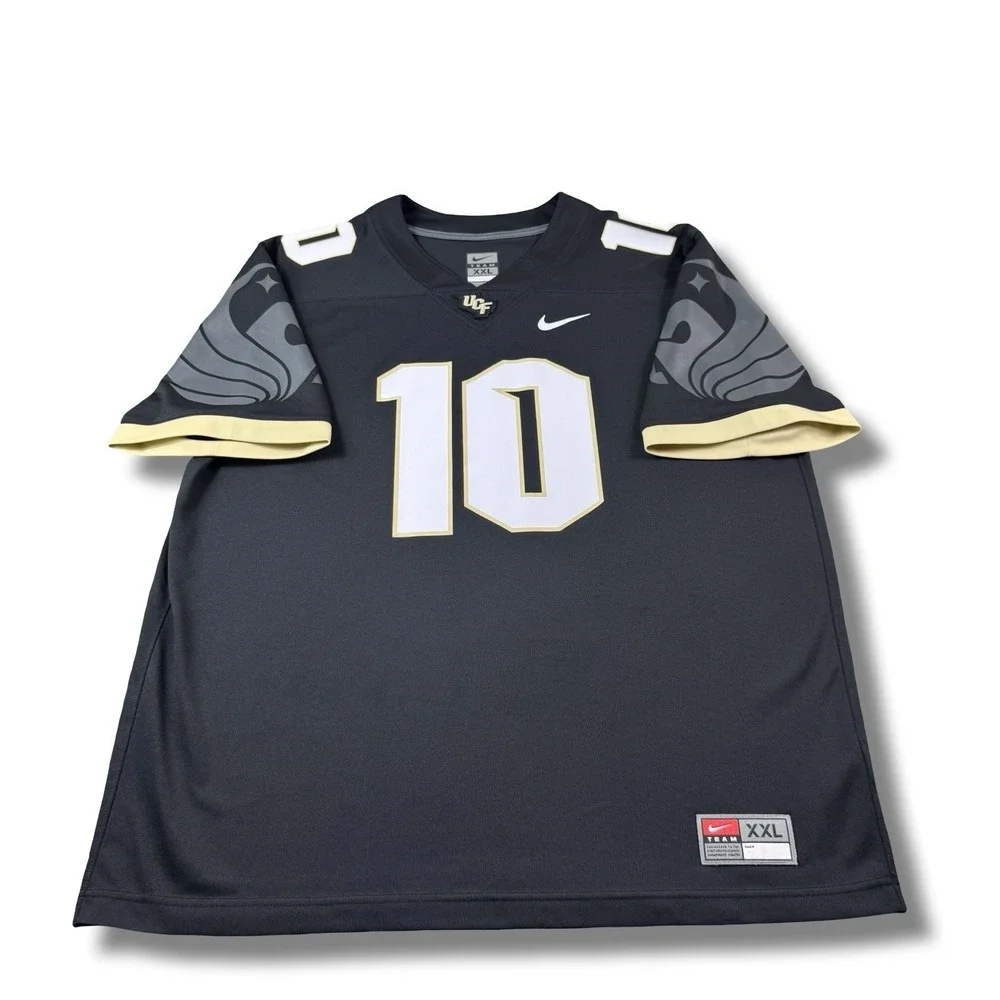 Nike UCF Knights Black #10 McKenzie Milton Untouchablw Jersey Mens 2XL EUC Rare